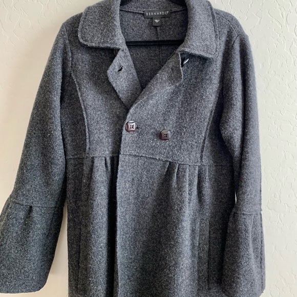 Bernardo Wool Pea Coat - Picture 5 of 9